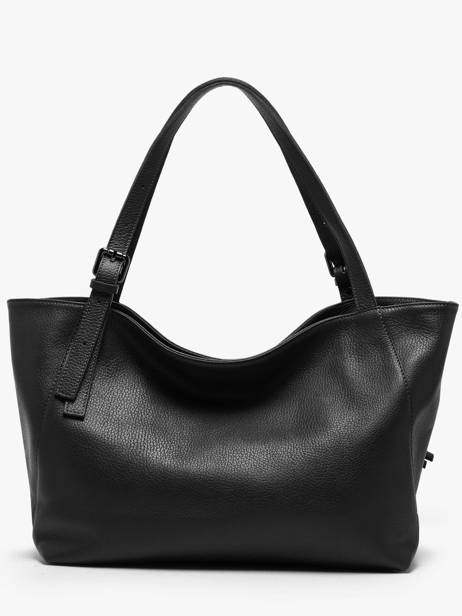 Handtas Caviar Leder Milano Zwart caviar CA24066 ander zicht 4